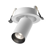 Maytoni Technical FOCUS LED Встраиваемый светильник цвет: бело-черный C071CL-7W4K-WB