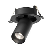Maytoni Technical FOCUS LED Встраиваемый светильник цвет: черный C071CL-7W4K-B