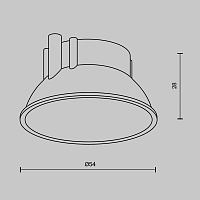 Maytoni Technical Accessories Аксессуар цвет: белый Ring8-10W-RD-W
