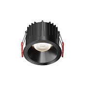 Maytoni Technical Alfa LED Встраиваемый светильник цвет: черный DL043-01-15W4K-RD-B-1