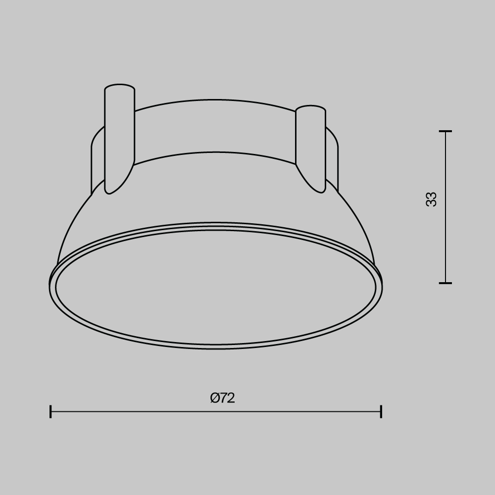 Maytoni Technical Accessories Аксессуар цвет: латунь Ring12-15W-RD-BS