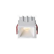 Maytoni Technical Alfa LED Встраиваемый светильник цвет: белый DL043-01-10W3K-SQ-W-1