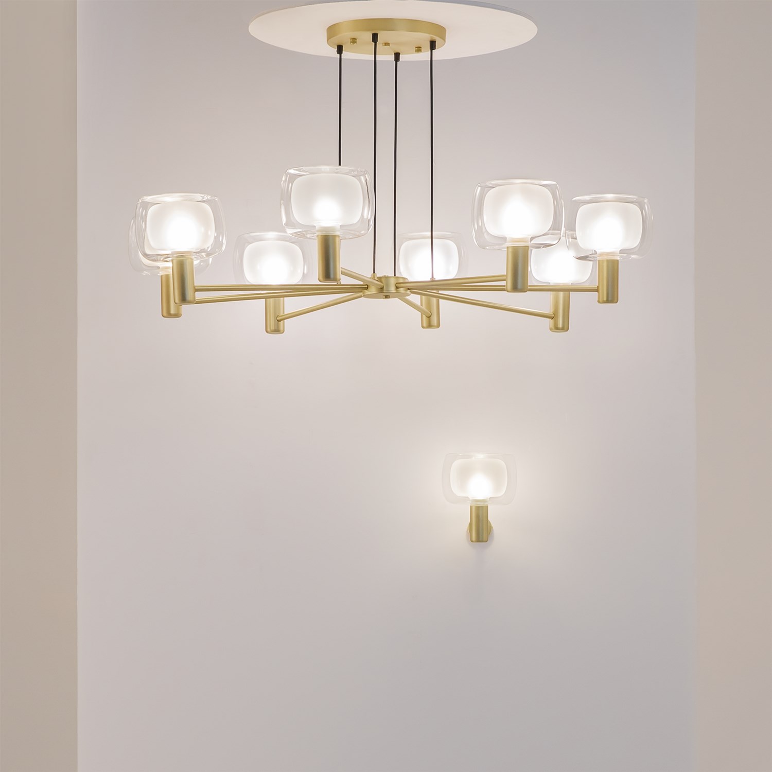 Maytoni Modern Vision Подвесной светильник цвет: золото MOD411PL-08G