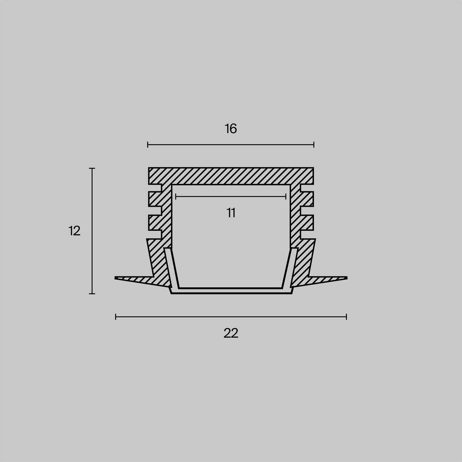 Maytoni Led Strip Профиль ALM006S-2M