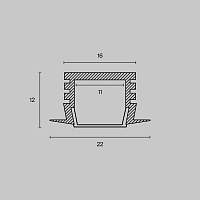 Maytoni Led Strip Профиль ALM006S-2M