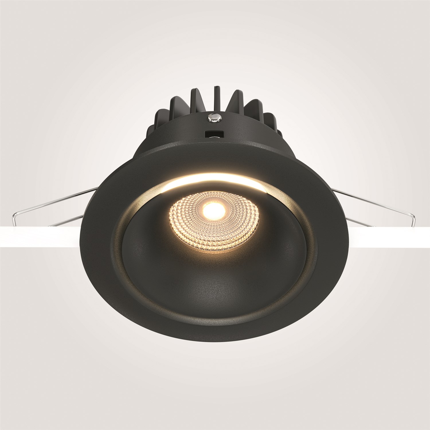Maytoni Technical Yin Встраиваемый светильник цвет: черный DL031-L12W3K-D-B