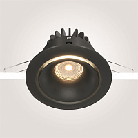 Maytoni Technical Yin Встраиваемый светильник цвет: черный DL031-L12W3K-D-B