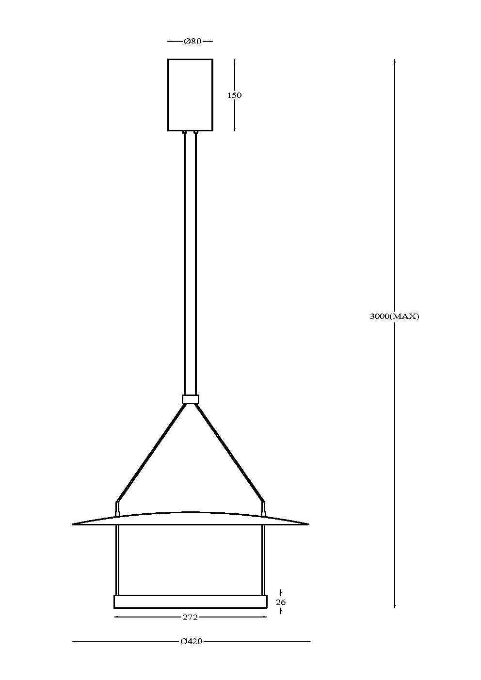 Maytoni Modern Ambience Подвесной светильник цвет: черный MOD280PL-L23B3K