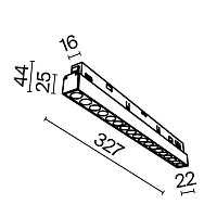 Maytoni Technical Points Трековый светильник цвет: белый TR031-2-18W4K-W