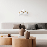 Maytoni Modern Dallas Настенный светильник (бра) цвет: золото MOD547WL-05BS