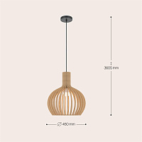Maytoni Modern Roots Подвесной светильник цвет: черный MOD194PL-01W1