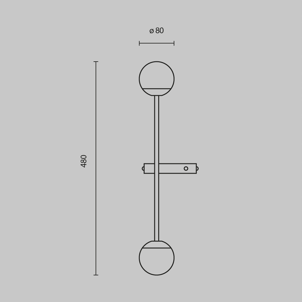 Maytoni Modern Touch Настенный светильник (бра) цвет: черный MOD285WL-L10B3K
