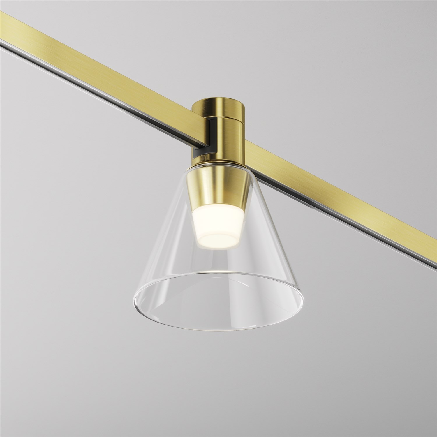 Maytoni Technical Bianca Трековый светильник цвет: латунь TR147-1-3W3K-BS