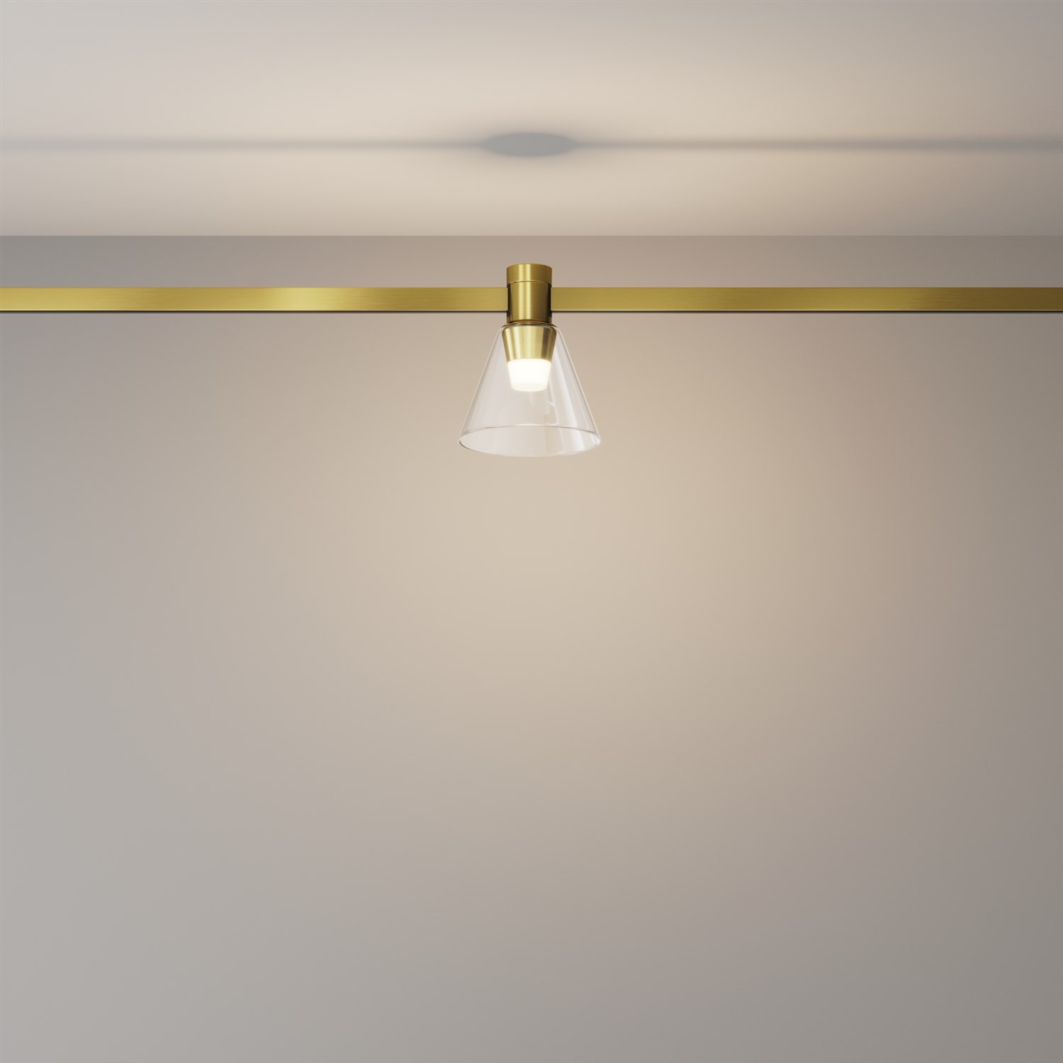 Maytoni Technical Bianca Трековый светильник цвет: латунь TR147-1-3W3K-BS