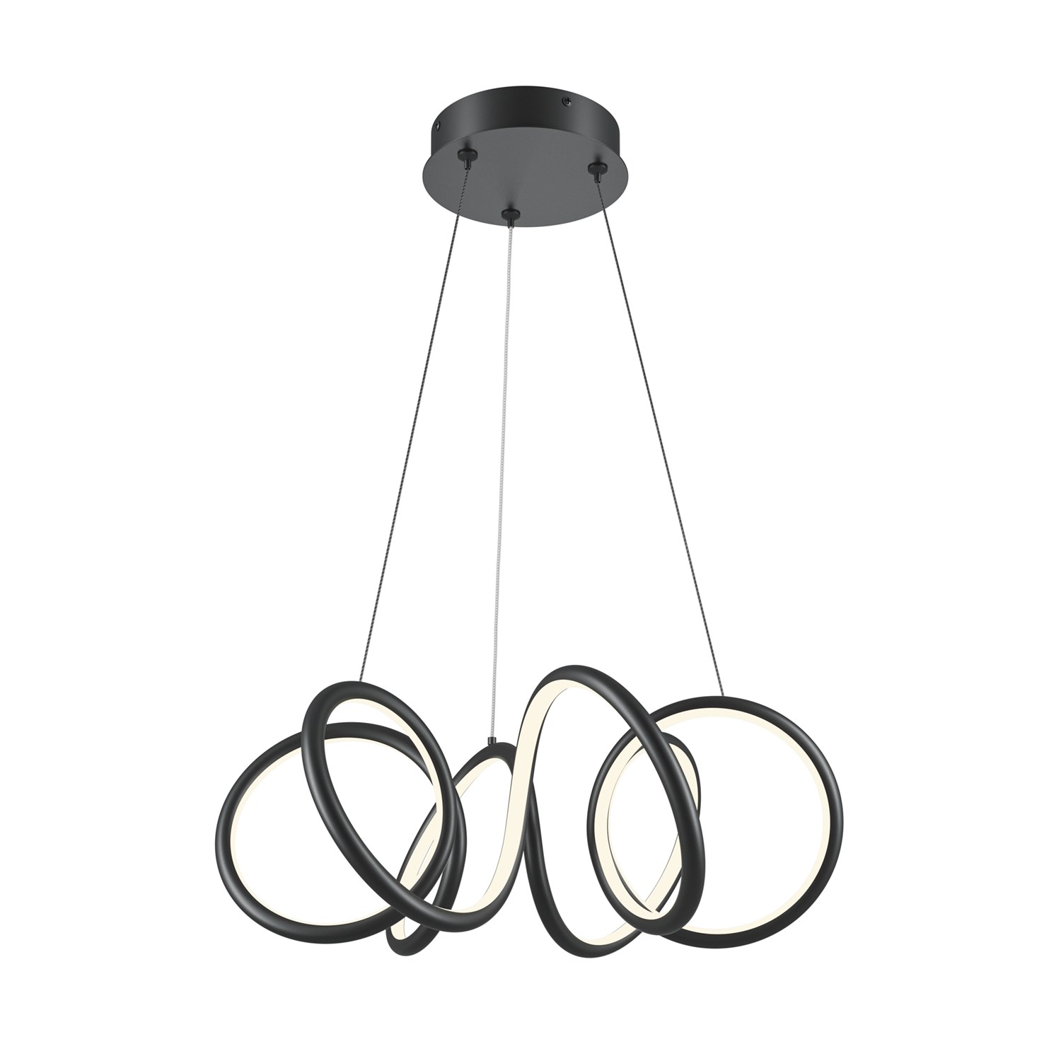 Maytoni Modern Curve Подвесной светильник цвет: черный MOD241PL-L60BK