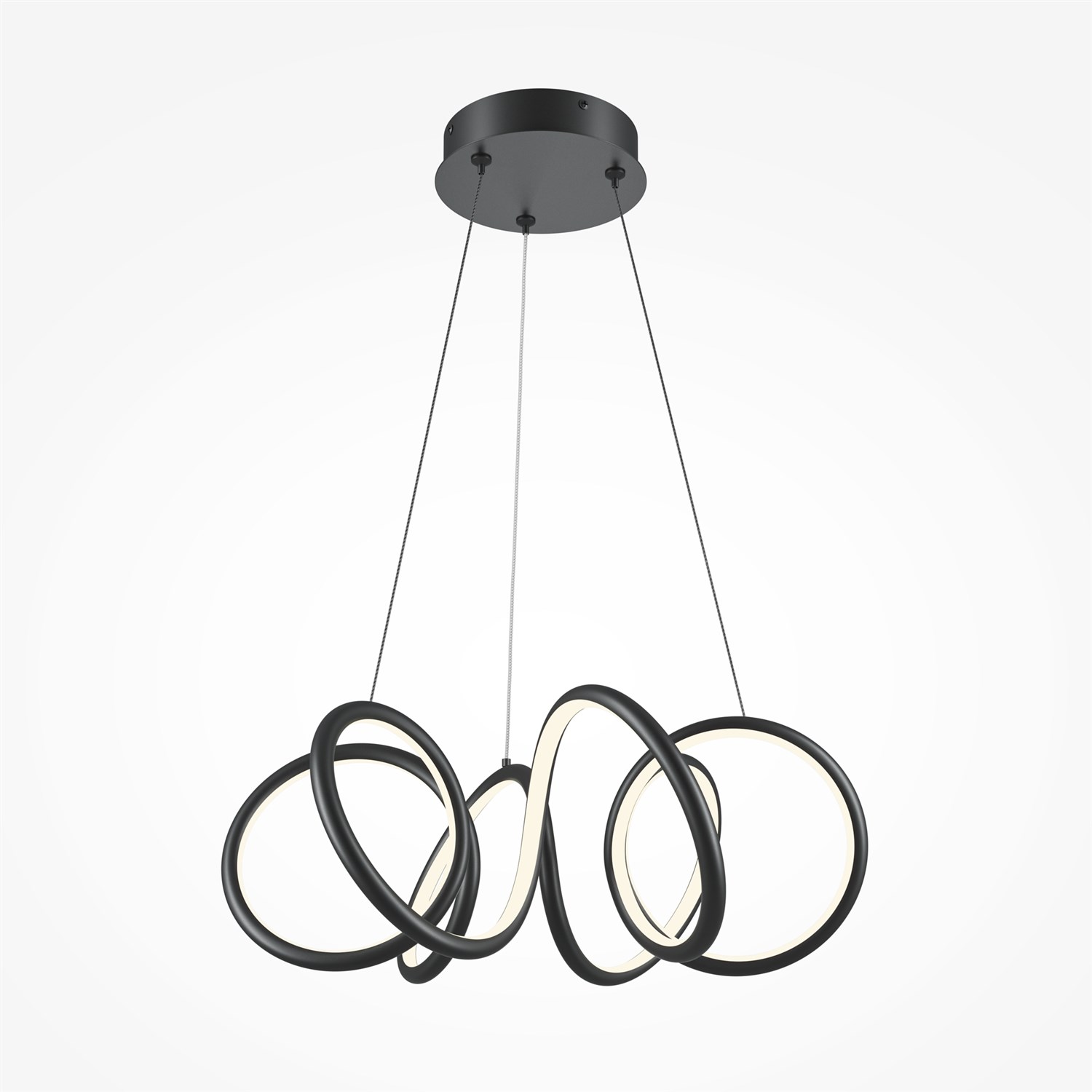 Maytoni Modern Curve Подвесной светильник цвет: черный MOD241PL-L60BK