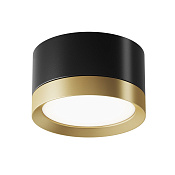 Maytoni Technical Hoop Потолочный светильник цвет: черный с золотом C086CL-GX53-SRD-BG