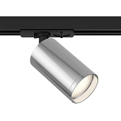 Maytoni Technical Focus S Трековый светильник цвет: черный и серебро TR020-1-U-GU10-BS