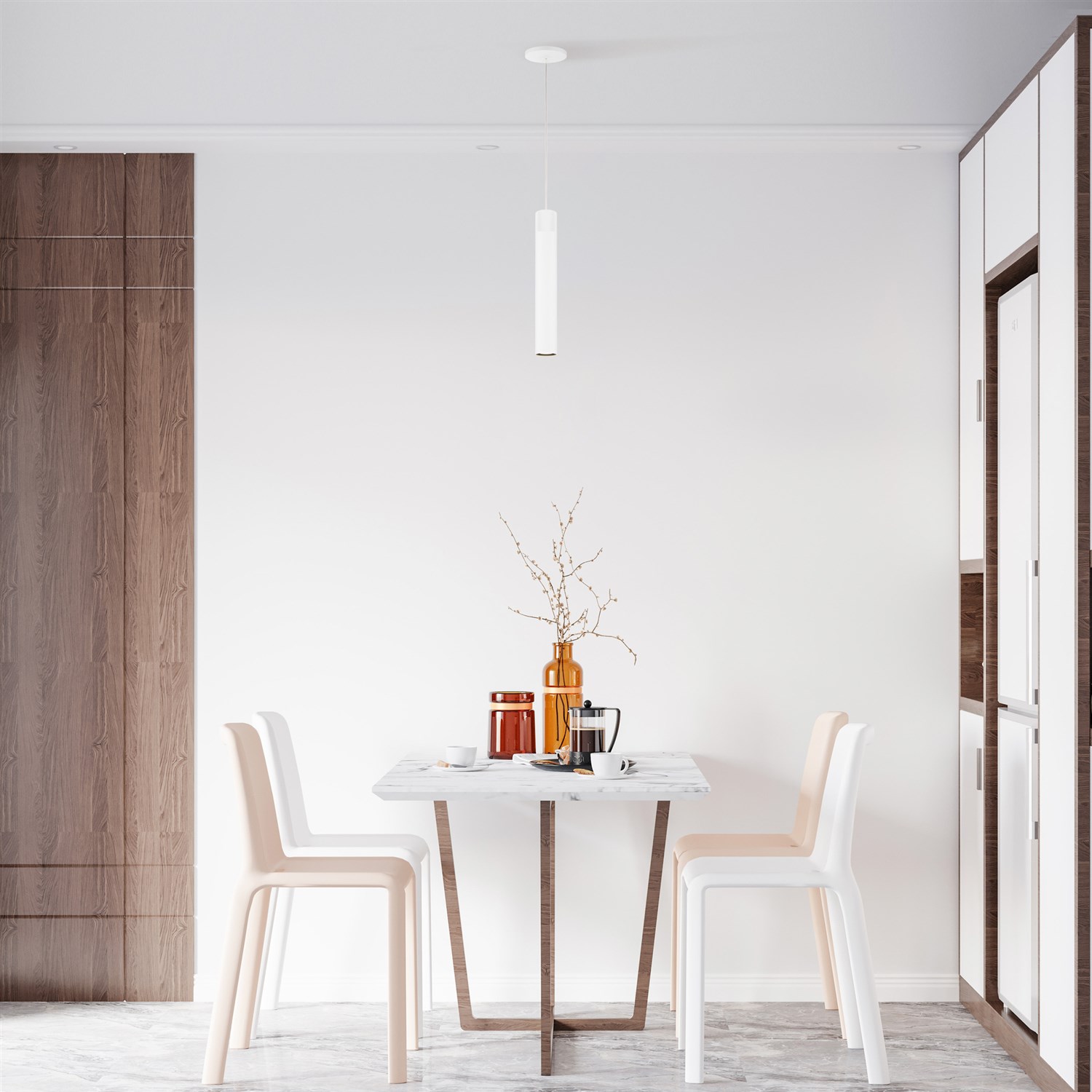 Maytoni Modern Pro Focus Подвесной светильник цвет: белый MOD161PL-01W1