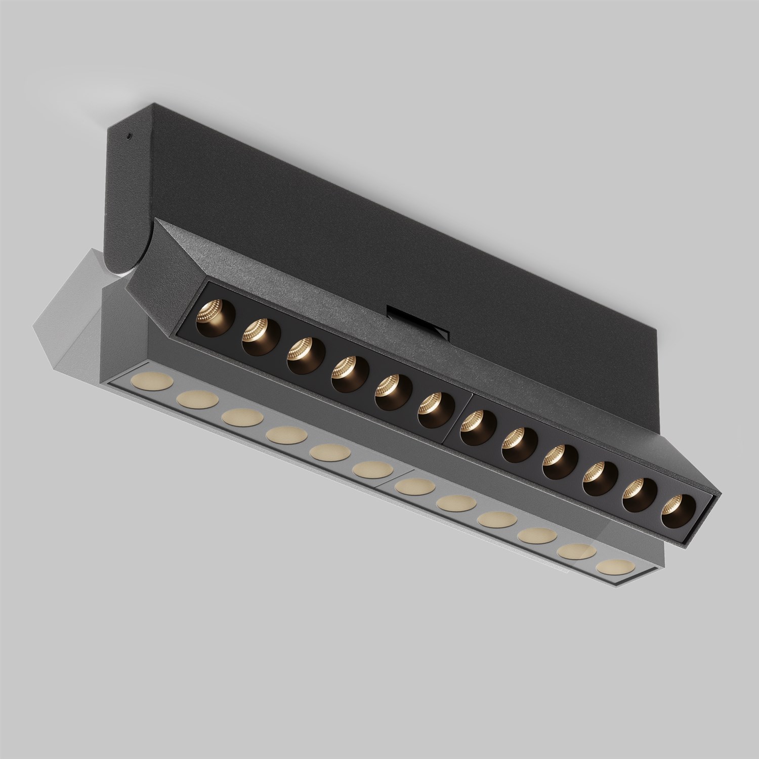 Maytoni Technical Points rot Потолочный светильник цвет: черный C136CL-12W3K-B