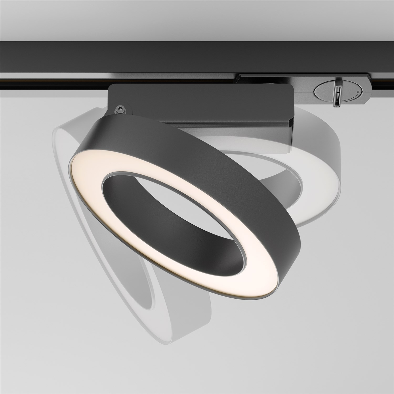 Maytoni Technical Rim Трековый светильник цвет: черный TR044-1-12W3K-B