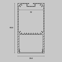 Maytoni Led Strip Профиль ALM-3566-S-2M