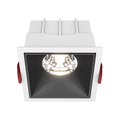 Maytoni Technical Alfa LED Встраиваемый светильник цвет: бело-черный DL043-01-15W4K-D-SQ-WB