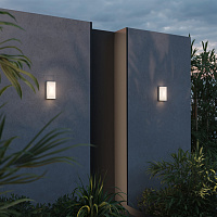 Maytoni Outdoor Badd Настенный светильник (бра) цвет: графит O454WL-L10GF3K