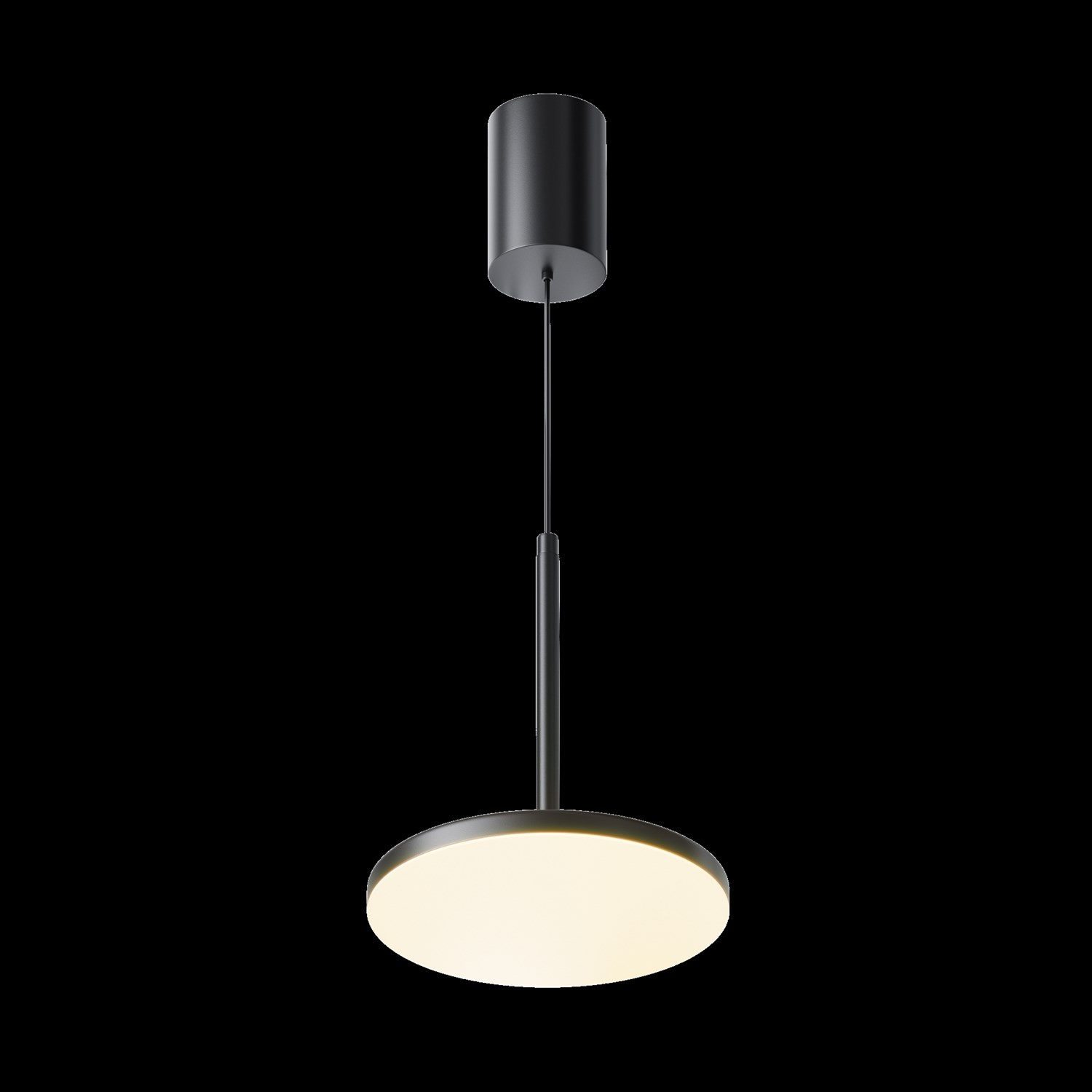 Maytoni Technical Plato Подвесной светильник цвет: черный P076PL-L12W3K-B