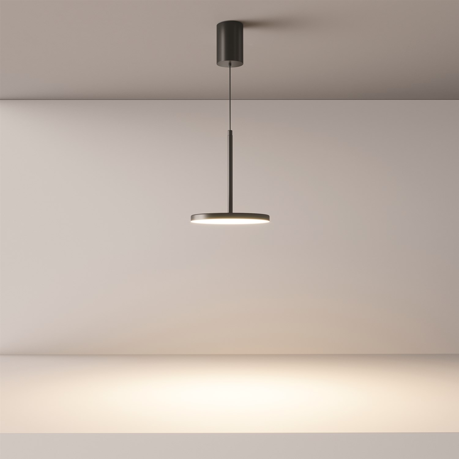 Maytoni Technical Plato Подвесной светильник цвет: черный P076PL-L12W3K-B