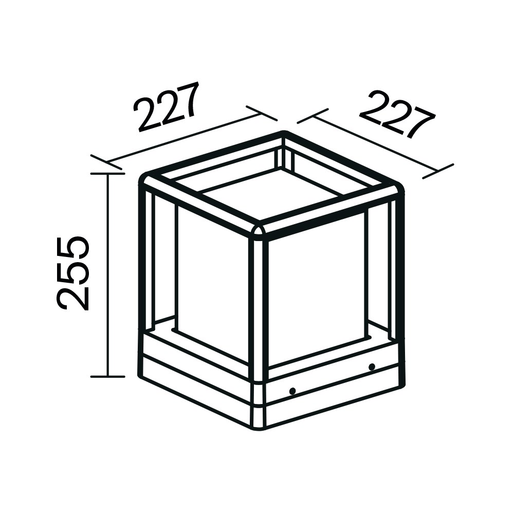 Maytoni Outdoor Trim Ландшафтный светильник цвет: графит O455FL-01GF