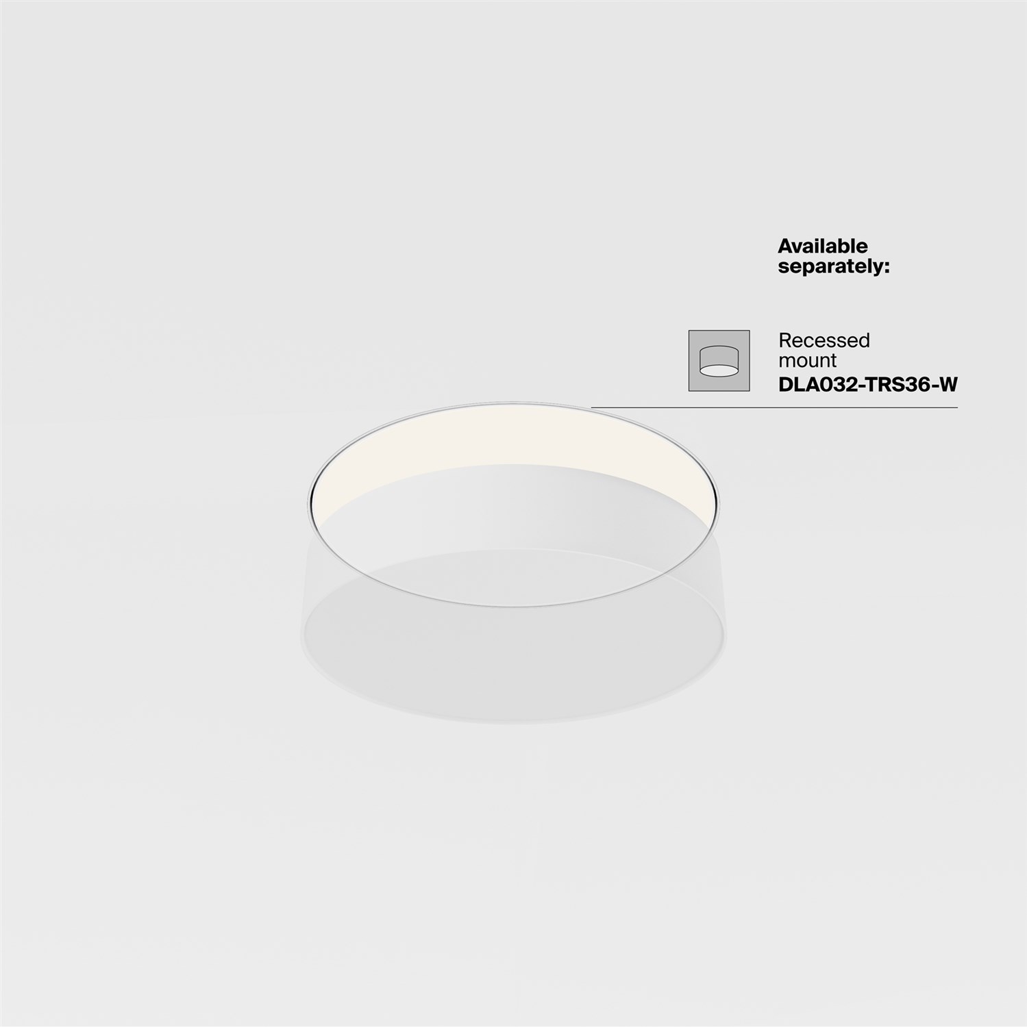Maytoni Technical Zon Потолочный светильник цвет: белый C032CL-36W4K-RD-W