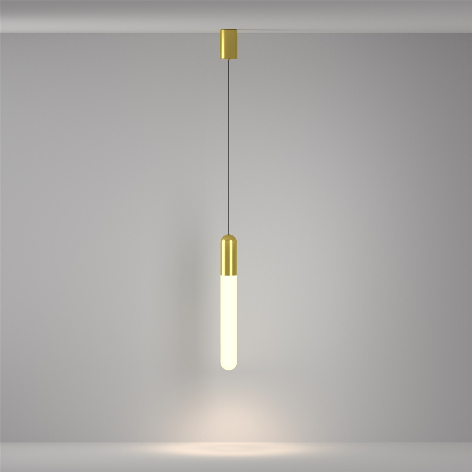 Maytoni Technical Mist Подвесной светильник цвет: латунь P101PL-L500-12W3K-BS