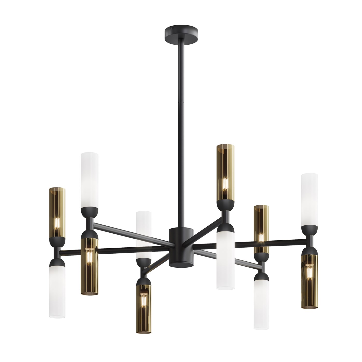 Maytoni Modern Memory Подвесной светильник цвет: черный MOD177PL-12G