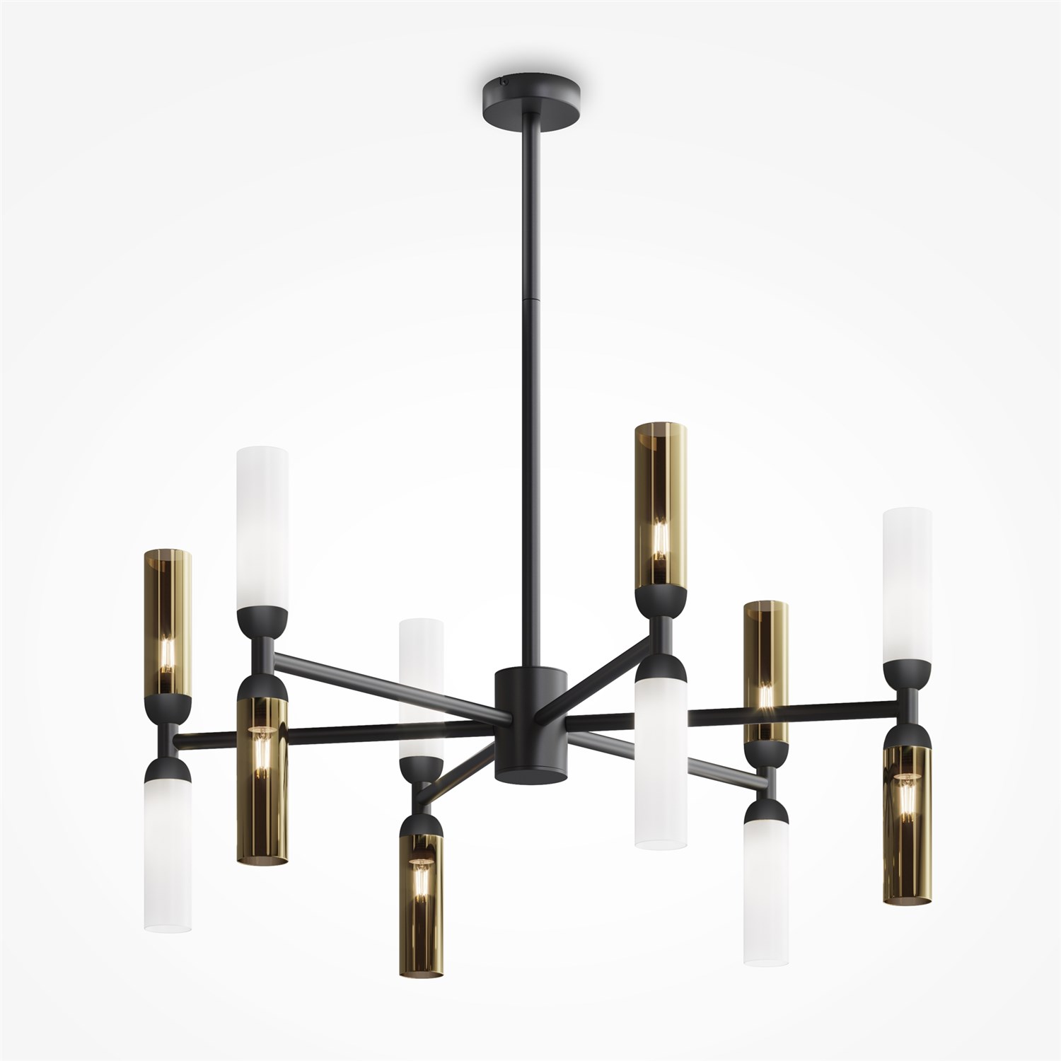 Maytoni Modern Memory Подвесной светильник цвет: черный MOD177PL-12G