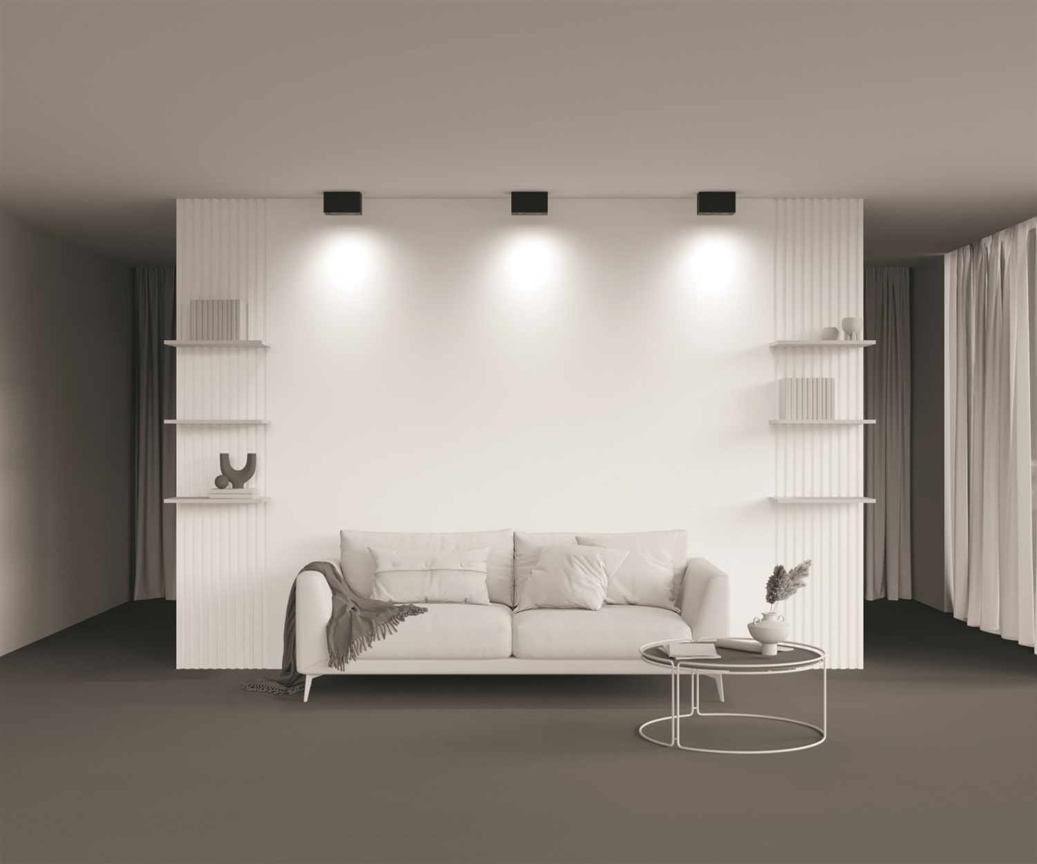 Maytoni Technical Atom Потолочный светильник цвет: черный C017CL-02B