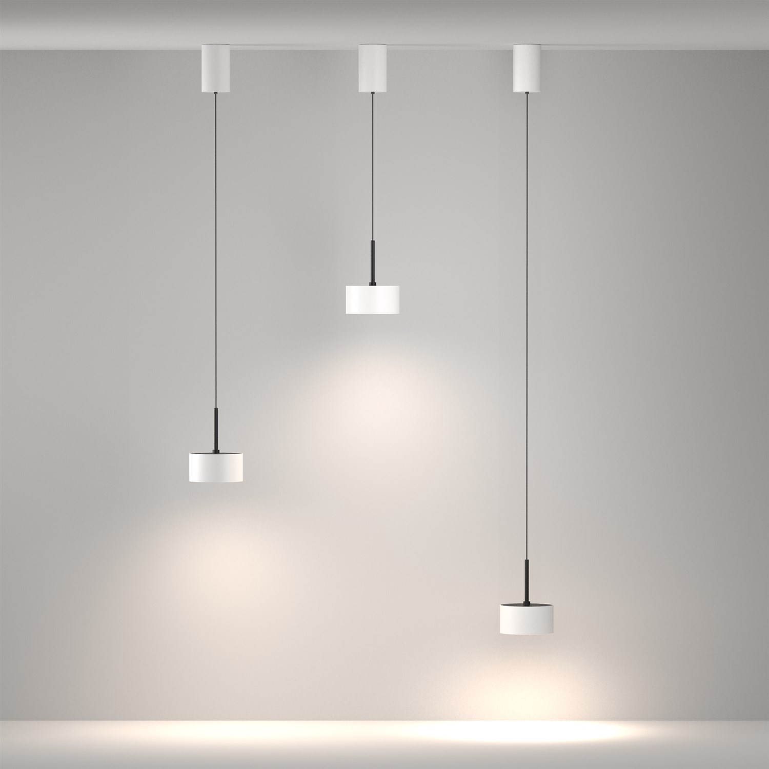 Maytoni Technical Glare Подвесной светильник цвет: белый P102PL-12W4K-W
