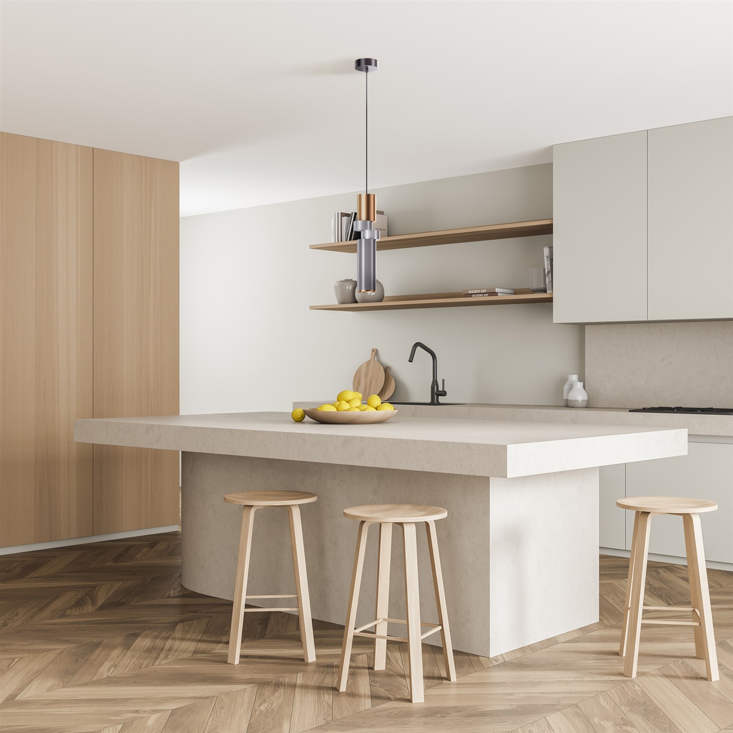 Maytoni Modern Palette Подвесной светильник цвет: черный MOD303PL-01CFL3
