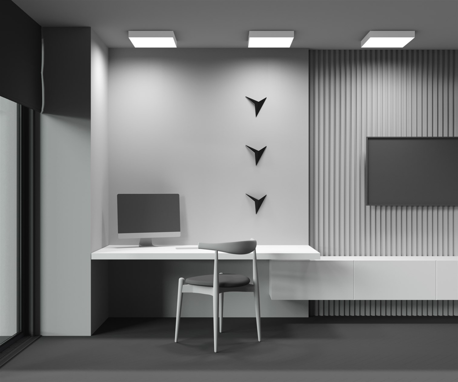 Maytoni Technical Zon Потолочный светильник цвет: белый C032CL-45W4K-SQ-W