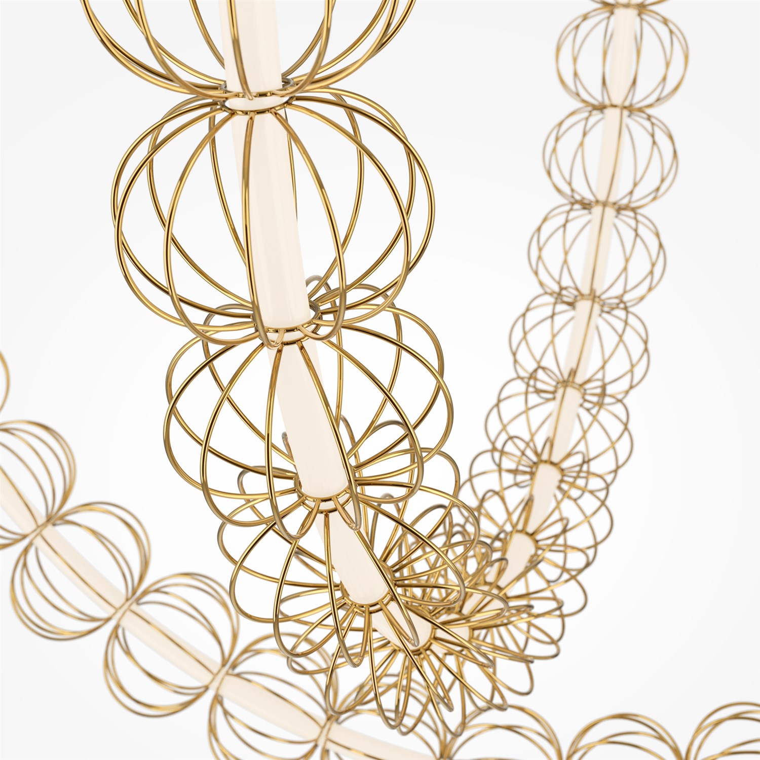 Maytoni Modern Golden Cage Подвесной светильник цвет: золото MOD216PL-L42G3K