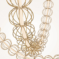 Maytoni Modern Golden Cage Подвесной светильник цвет: золото MOD216PL-L42G3K