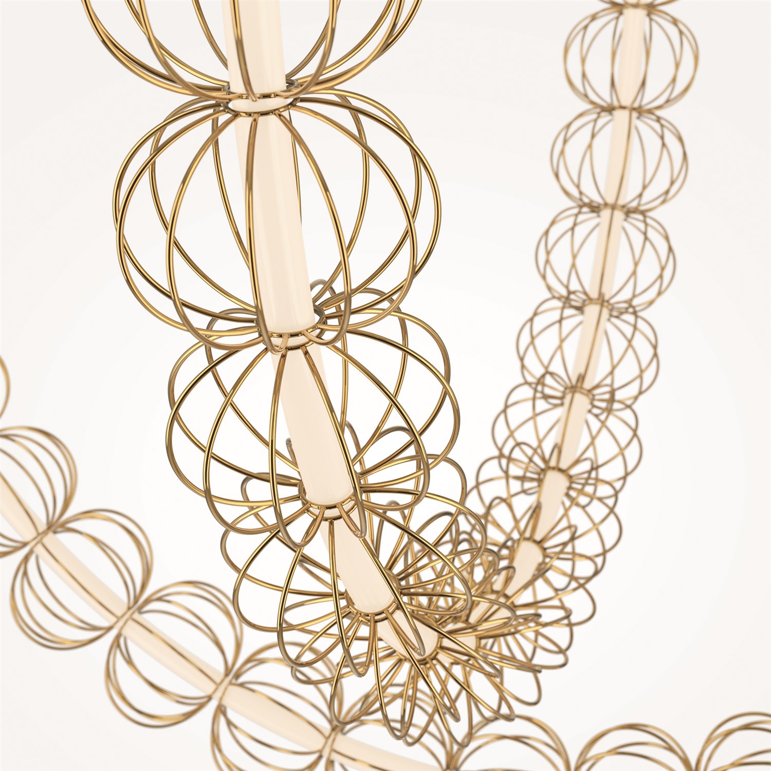Maytoni Modern Golden Cage Подвесной светильник цвет: золото MOD216PL-L55G3K