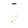 Maytoni Modern Area Подвесной светильник цвет: черный и латунь MOD295PL-L60BBS3K