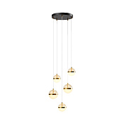 Maytoni Modern Area Подвесной светильник цвет: черный и латунь MOD295PL-L60BBS3K
