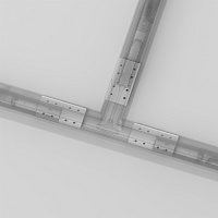 Maytoni Technical Прямой коннектор 1шт Gravity накладной белый TRA004C-21W