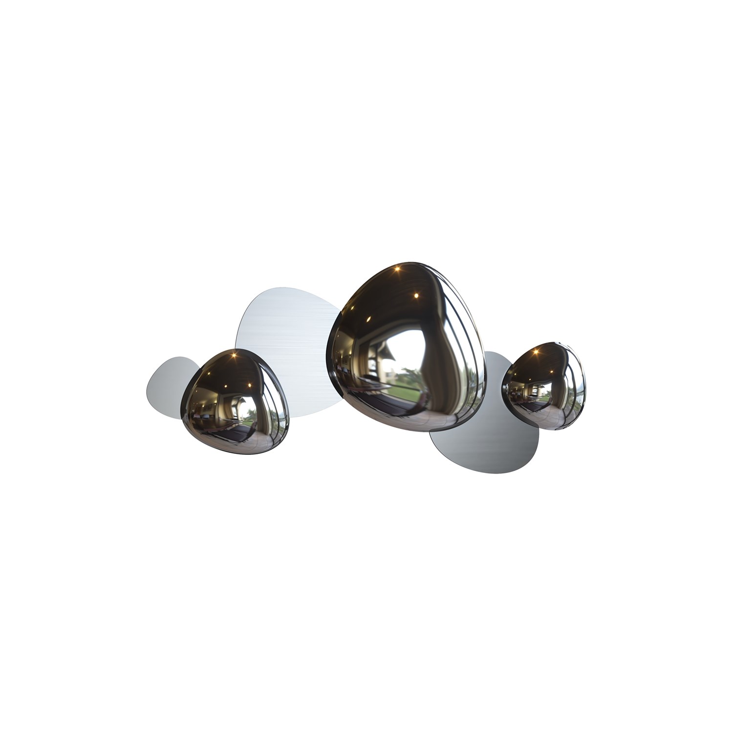 Maytoni Modern Jack-stone Настенный светильник (бра) цвет: никель MOD314WL-L13N3K