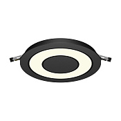 Maytoni Technical Vector Встраиваемый светильник цвет: черный DL102-12W3K-B