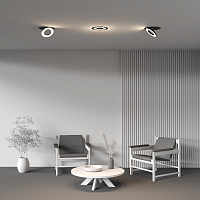 Maytoni Technical Vector Встраиваемый светильник цвет: черный DL102-12W3K-B