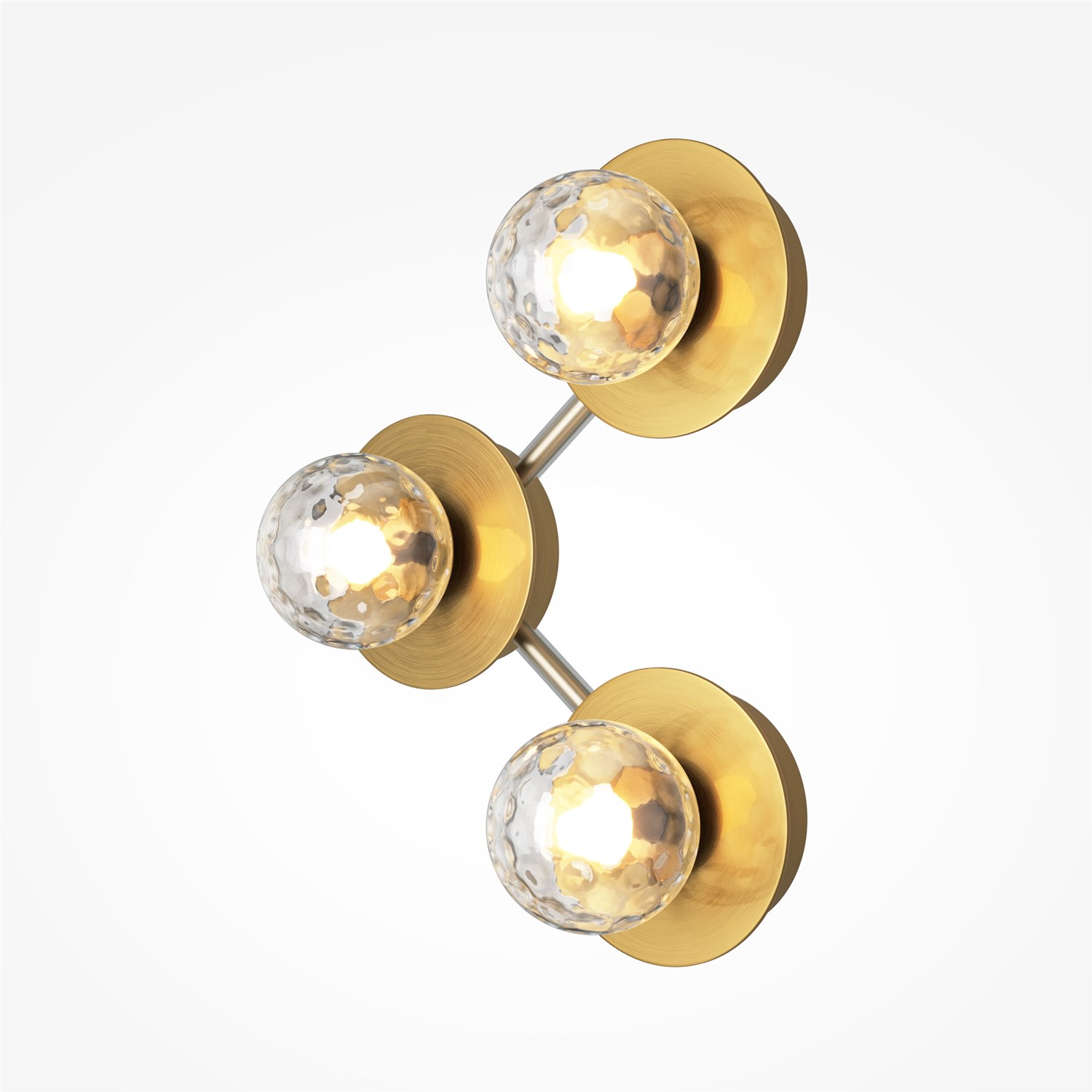 Maytoni Modern Ambre Настенный светильник (бра) цвет: латунь MOD331WL-L6BS3K