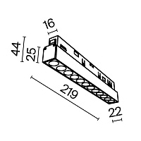 Maytoni Technical Points Трековый светильник цвет: белый TR031-2-12W3K-W